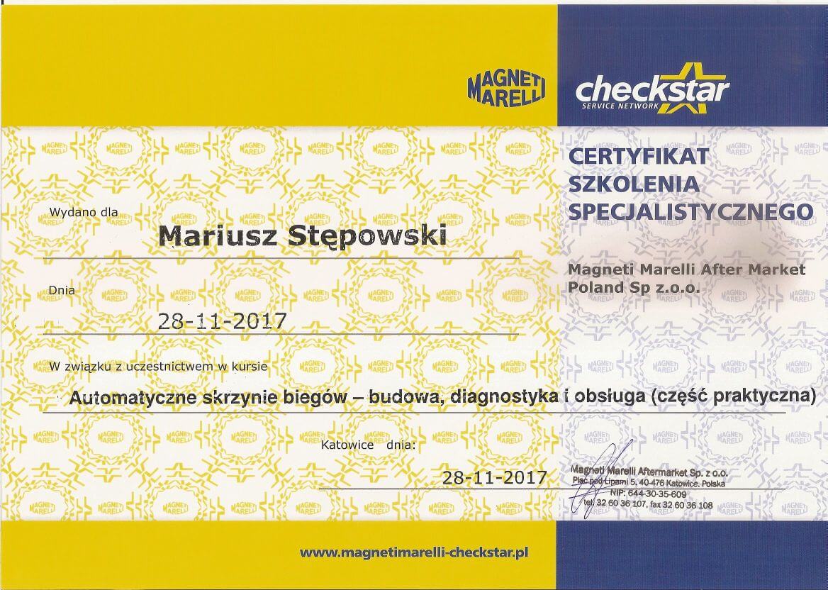 Szkolenie Magneti Marelli z zakresu obsługi automatycznych skrzyń biegów