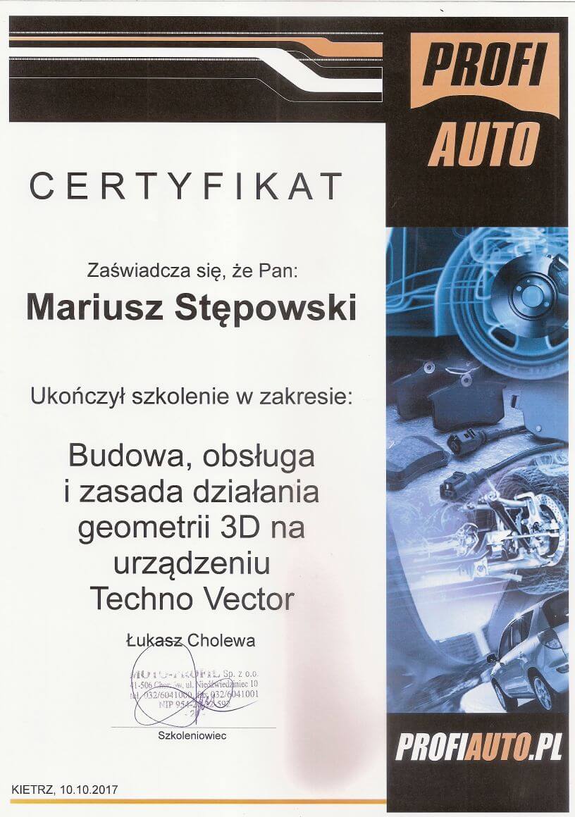 Ustawianie zbieżności i geometrii