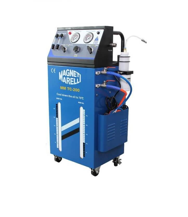 Urządzenie do wymiany oleju w automatycznej skrzyni biegów