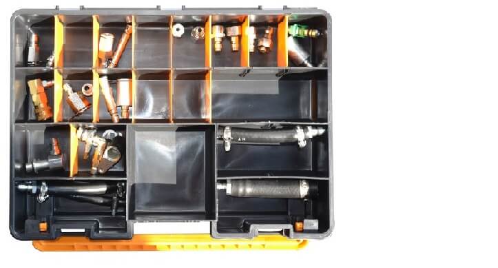 Złączki i konektory do wymiany oleju