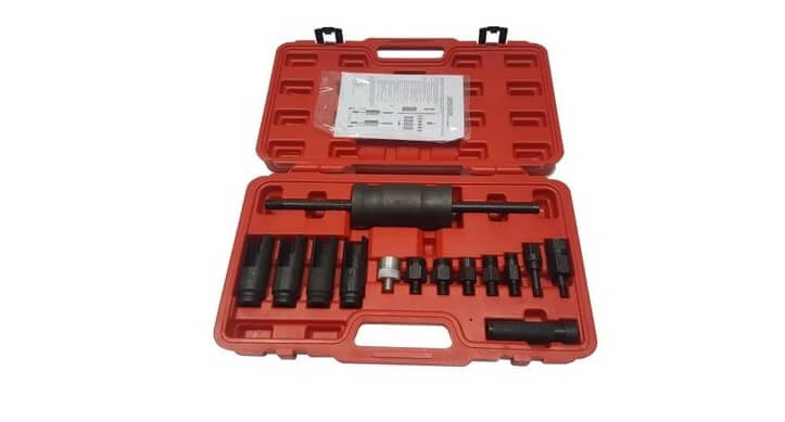 Przyrząd do demontażu zapieczonych wtryskiwaczy TDI CDTI